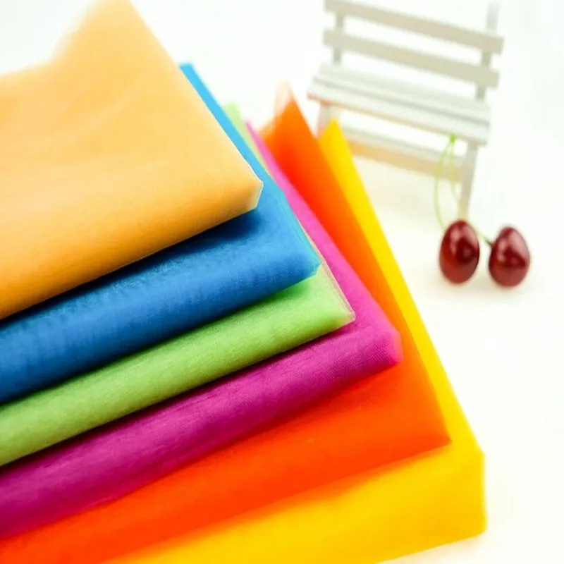 48 см x 5 м тюль рулон органза Кристалл фабричное свадебное украшение день рождения