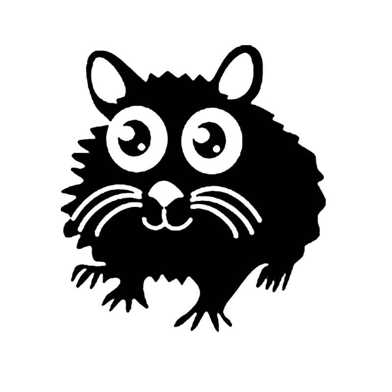 

16*14.8cm Hamster Vinyl Bumper Sticker Modern Waterproof Styling Decor Hot Selling Car Sticker