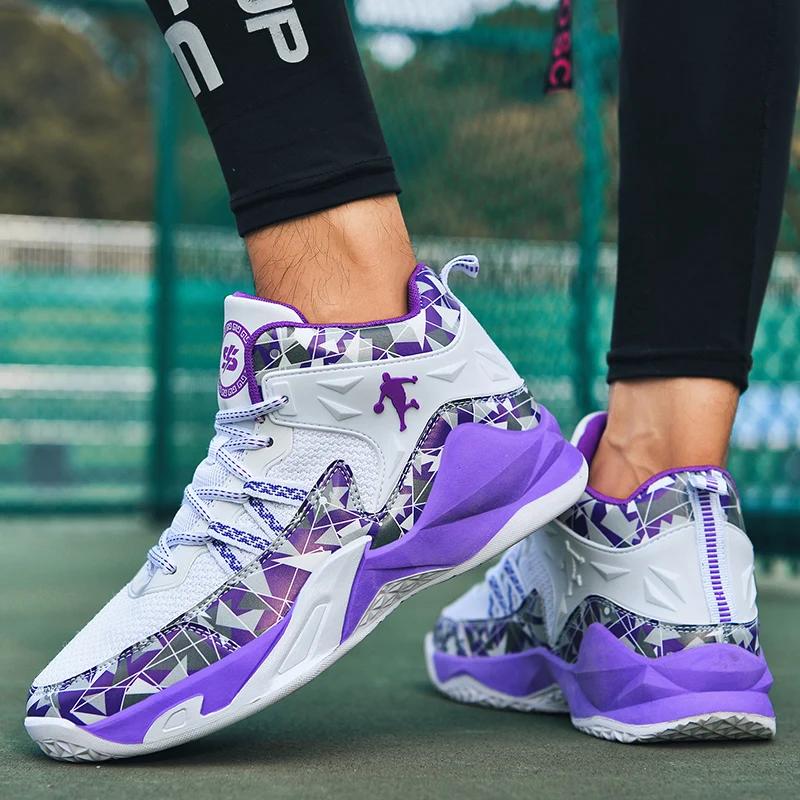 Женская Баскетбольная обувь Мужские уличные кроссовки Мужская износостойкая