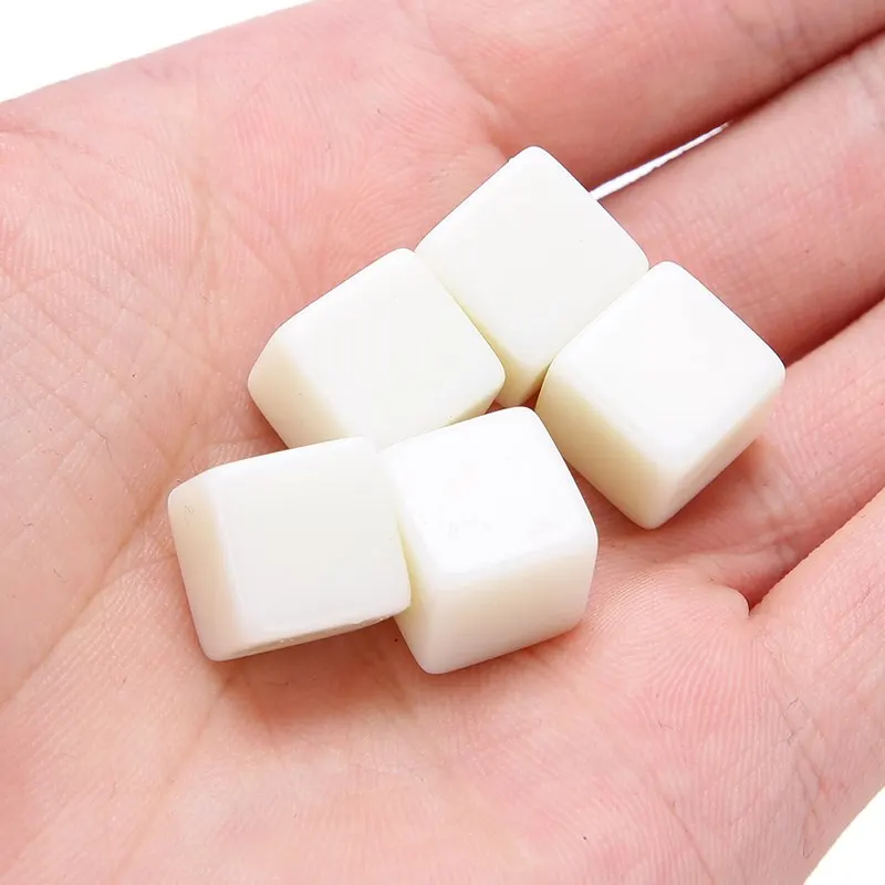 

5Pcs/set D6 Dice 12mm Die Six Sided Table Gaming Dice Blank For Role Playing Toys