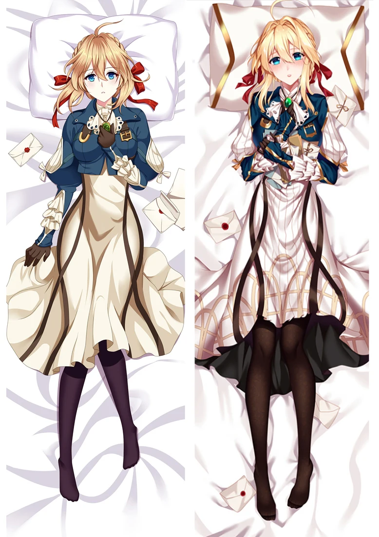

Японское аниме фиолетовый Evergarden Cattleya Dakimakura декоративная подушка чехол s обнимающая Подушка Чехол