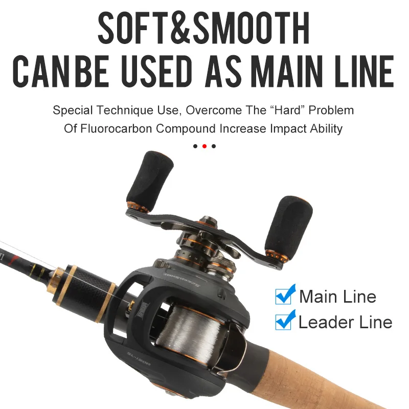 Kingdom CX3 Fishing Line Soft Fluorocarbon Sinking Multifilament lines 100m 1.5# 2.0# 2.5# 3.0# Fishing Accessories For Fishing