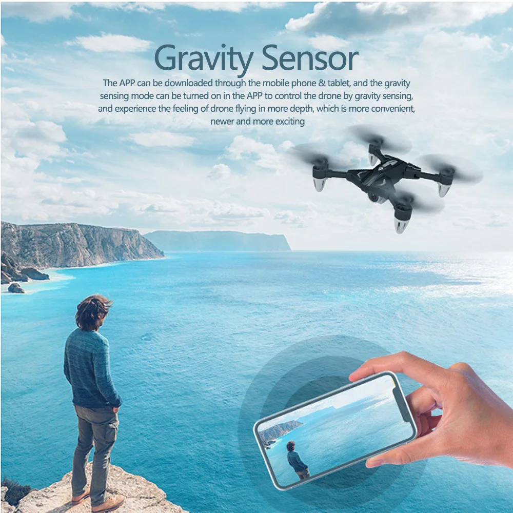 

F69 Quadcopter FPV RC Drone Professional 4K Drone Helicopte with Camera Dron Height Hold GPS Drone Quadrocopter Toys