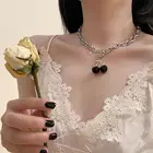 Ожерелье-цепочка женское, металлическое, в готическом стиле
