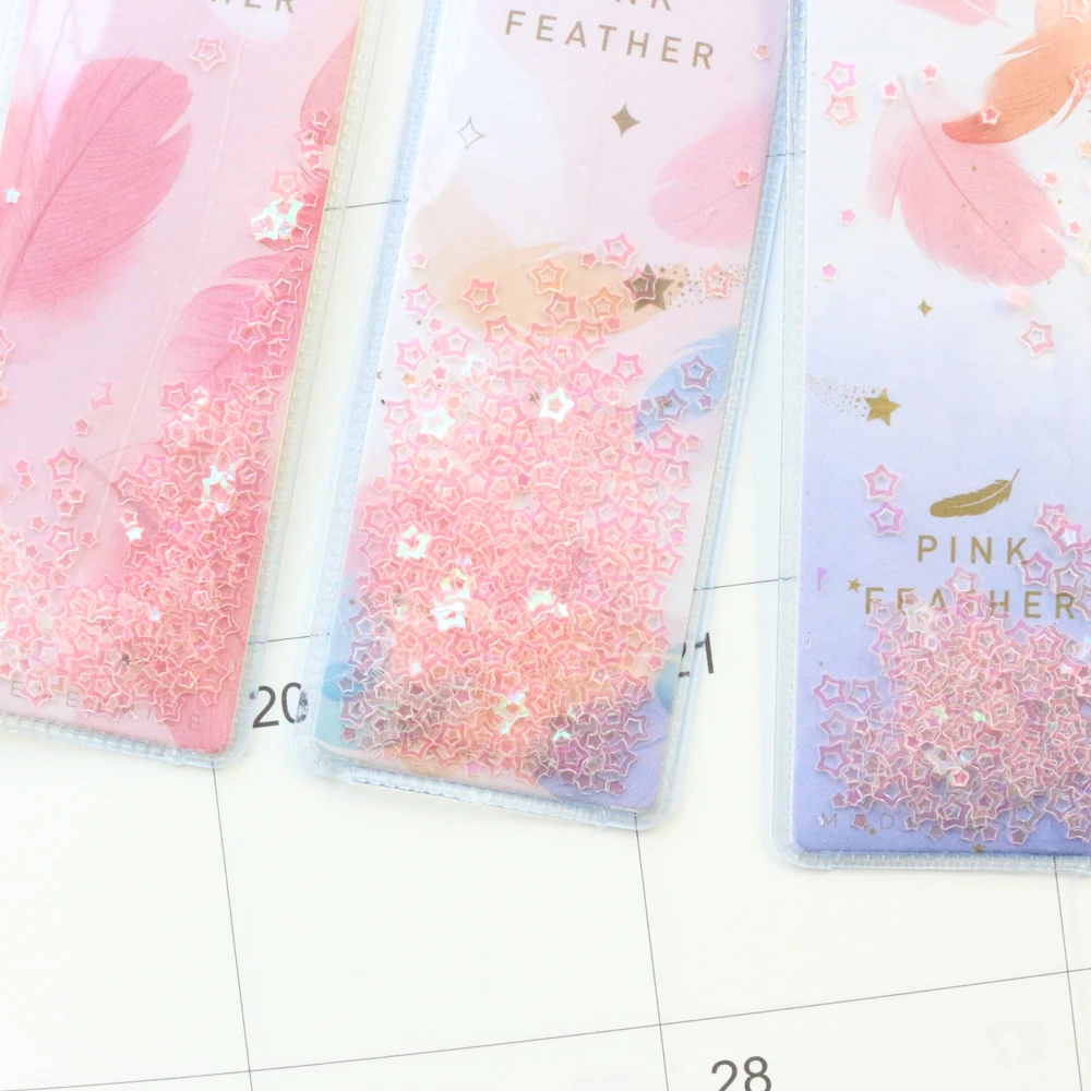 Domikee милый креативный kawaii блёстки школьник Закладка дети конфеты Корейская Книга