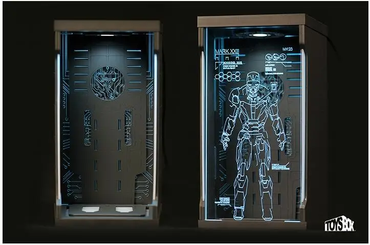 Новинка 1:12 Мстители сплав супер Heros Броня Железного человека гаража фигурка Коллекционная MK2 MK5 MK6 сцены модель игрушки куклы детские подарки