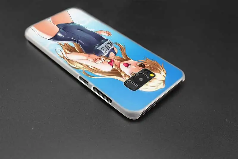 Сексуальный аниме kawaii Girl Прозрачный Note 10 9 pro Жесткий чехол для samsung Galaxy S4 S5 S6 S7 S8 S9 Plus Edge Mini s10 lite