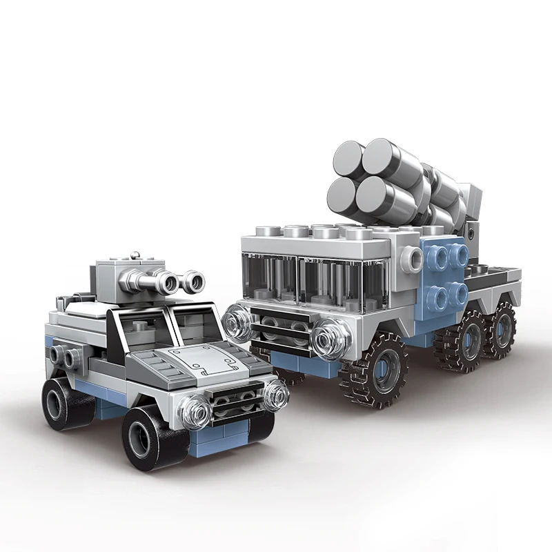XINGBAO Новинка 8 в 1 боевой корабль Миссури армированный ракетный автомобиль