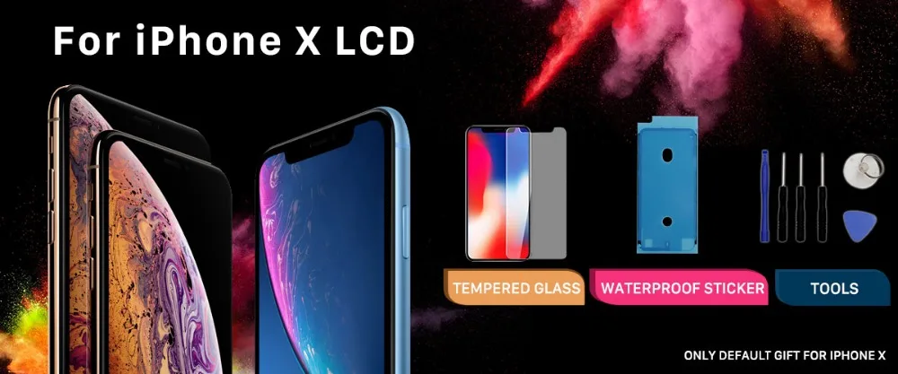 Высокое качество OEM OLED для iPhone X XS XR XS MAX ЖК-дисплей сенсорный экран Замена с 3D сенсорный Digeiter сборка