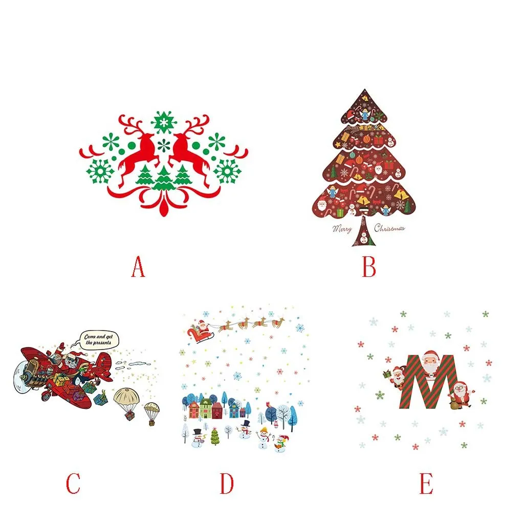 Веселый Рождественский фон наклейки на стену виниловые художественные стены