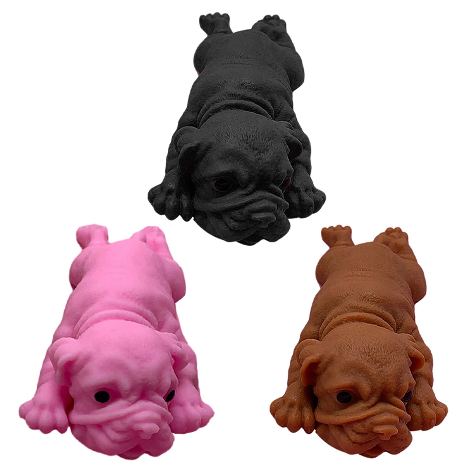 

1PC New Soft Stress Relief Cute Flexible Animal Toy Squeeze Dog Toys Hand Comfortable Squeeze Decompression Toys For Kids Adults