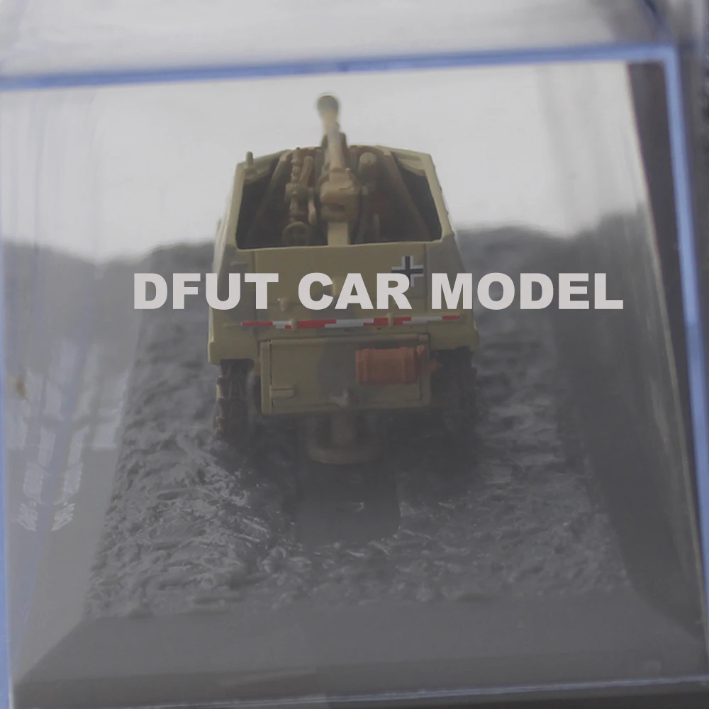 Масштаб 1:72 игрушка из сплава Вторая мировая война Sd.kfz.124 модель танка детский