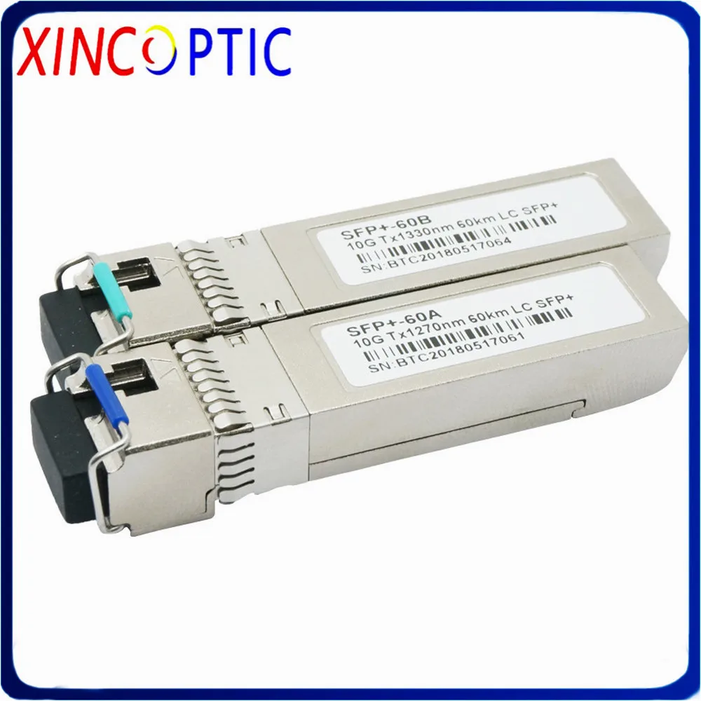 10G BIDI 60км SFP модуль SM LC 1270/1330nm DDM гигабитный одномодовый одиночный волоконно