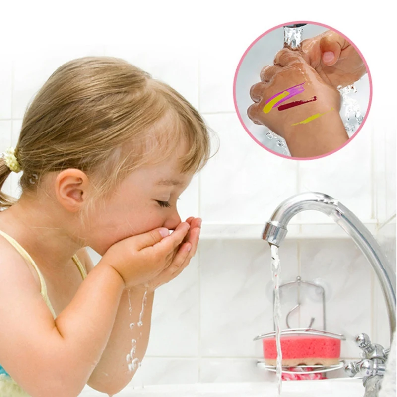 Non-toxic Toys for Children Girls Makeup Sets Pretend Play Preschool Kids Donuts Safety Beauty Kits Christmas Present Hot | Игрушки и