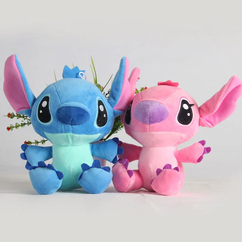 Kawaii Ститч плюшевые игрушки куклы аниме Лило и Стич 20 см/24 см Стич плюшевые игрушки для детей подарок на день рождения