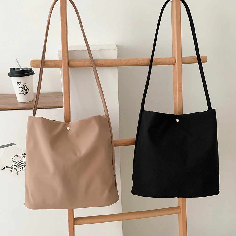 

Сумка-мессенджер женская из экокожи, модный саквояж на плечо, Повседневная однотонная портативная вместительная уличная сумочка-тоут для п...