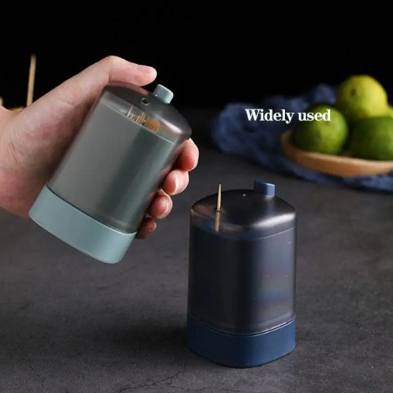 

Automatic Pop-up Toothpick Box Portable Pop-up Toothpick Holder Container for Restaurant Kitchen Toothpicks Dispenser