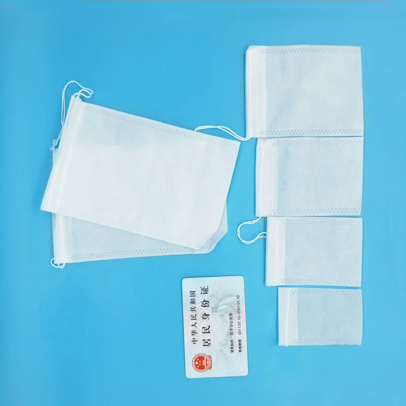 

100pcs 7x9CM Tea Bags Food Grade Non-woven Fabric Tea Bags Disposable Tea Bags Cotton Pouch Tea Filter 100pcs Tea Bags