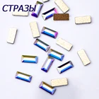 20 штук 2X4mm 2.5X5mm 3X7mm с украшением в виде кристаллов и AB ногтей Стразы с плоской задней Стекло Кристаллы Дизайн ногтей Стразы для украшения дизайн