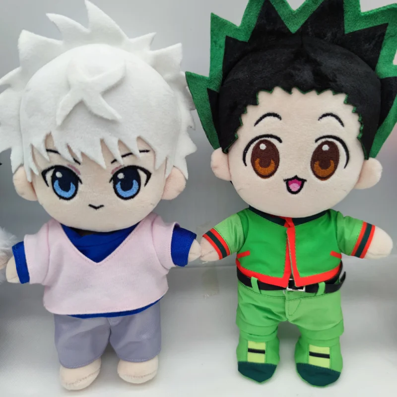 

Плюшевая кукла HUNTER X HUNTER киллуа ируми хисока кулоло, с одеждой, 20 см