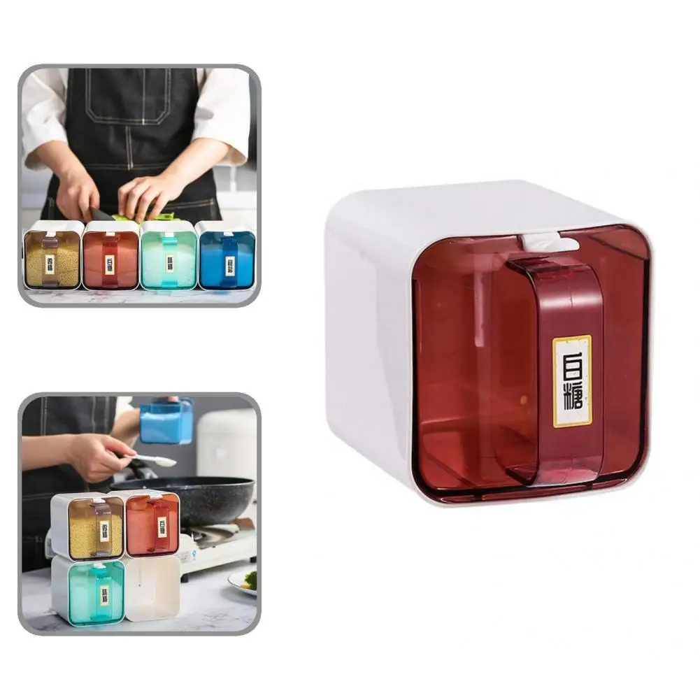 

Легкий замечательный плотно прилегающий органайзер для специй, пластиковый стандартный контейнер для пищевых продуктов для дома