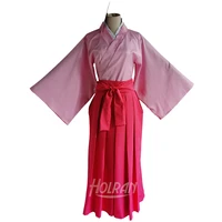hot sale kimono anime kimetsu no yaiba cosplay costume demon slayer role tsuyuri kanawo cos tops coat dress belt suit