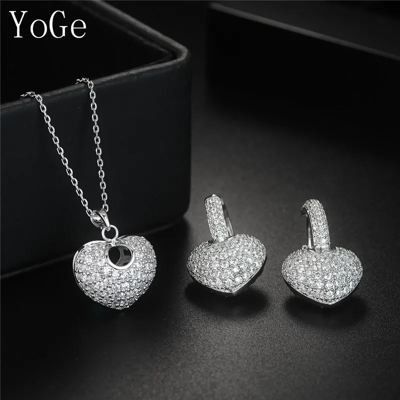 Ювелирные изделия YoGe для свадьбы и вечеринки модные маленькие серьги кольца в