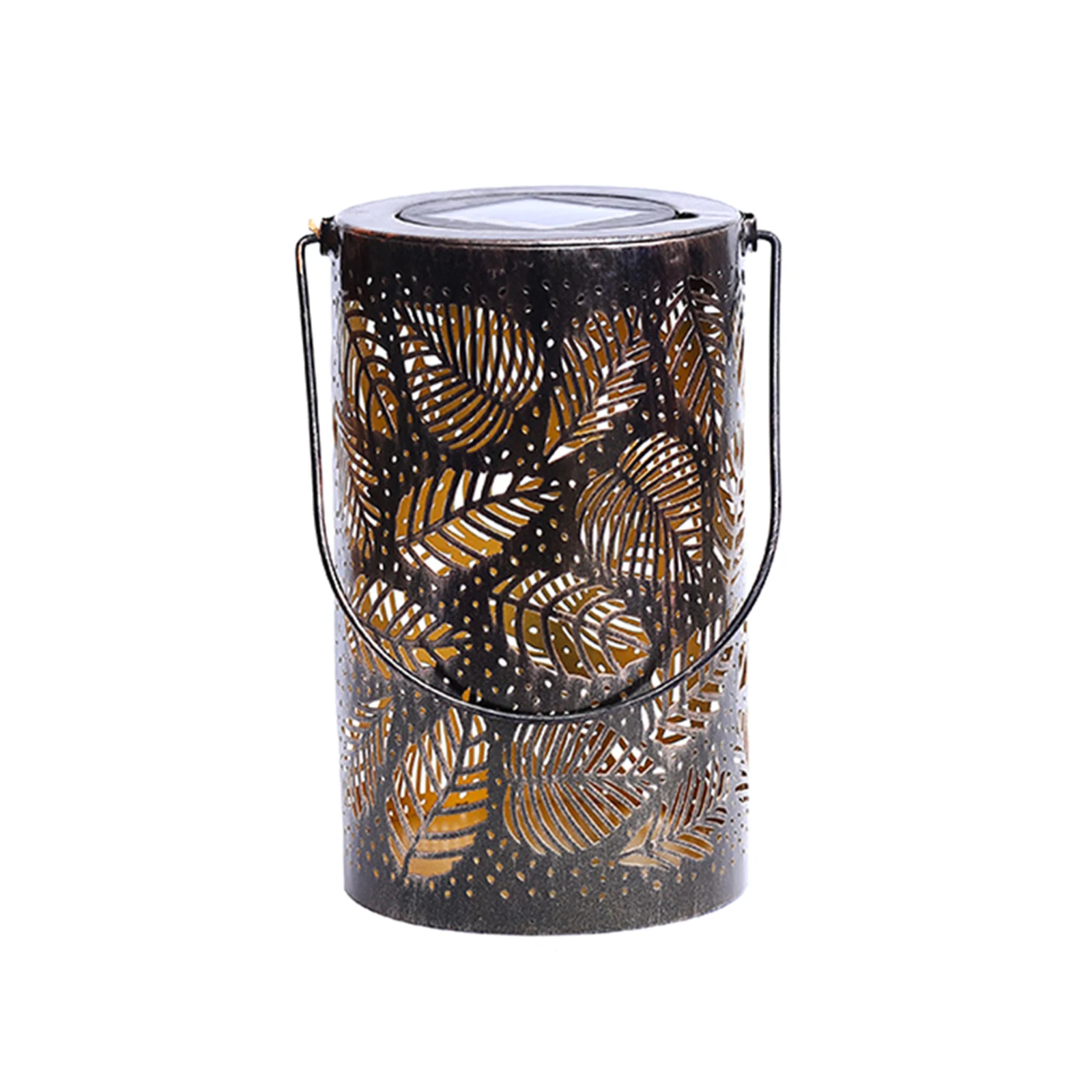 

Garden Solar Projection Lights Metal Outdoor Lantern Decorative Garden Table Lights Solar Powered for Porch Patio Home LB88
