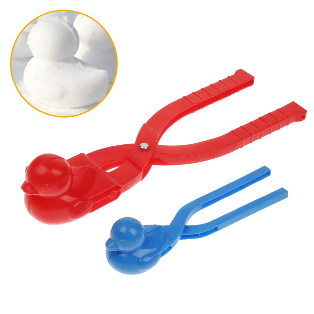 Зажим для снежного шара случайного цвета мультяшный инструмент снега лопата