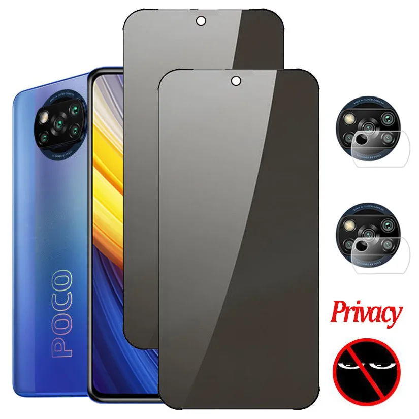 

Poco X3 Pro Privacy Glass для Xiaomi PocoX3 X3 NFC защитное стекло Защитная пленка для экрана очки Poko X3Pro F3 M3 Pro X3GT стекло поко м3 про x3 гт Покофон Ф3 защитная пленк...