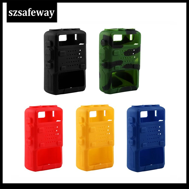 2 шт./лот двухсторонний радио резиновый кожаный чехол силиконовый Walkie Talkie сумка