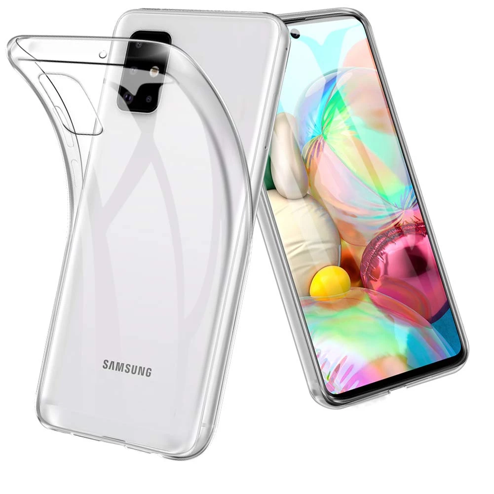 Тонкий прозрачный мягкий силиконовый чехол из ТПУ для Samsung Galaxy A91 A21 A11 A71 A51 A10 A10S A20