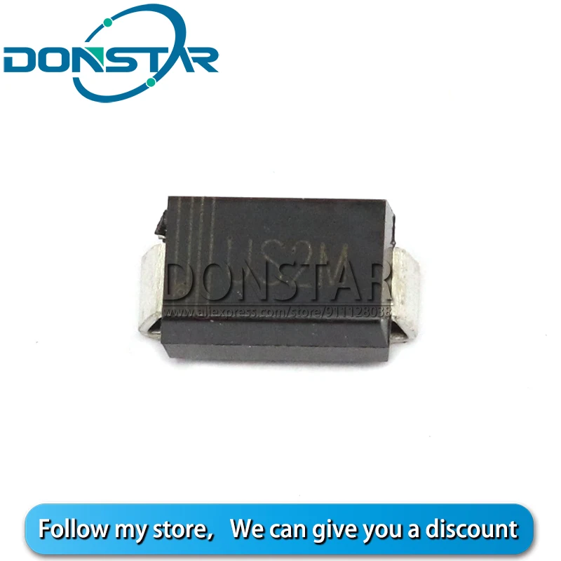 100PCS US2M SMA HER207 SMD 2A 1000V Rectifier Diode New |