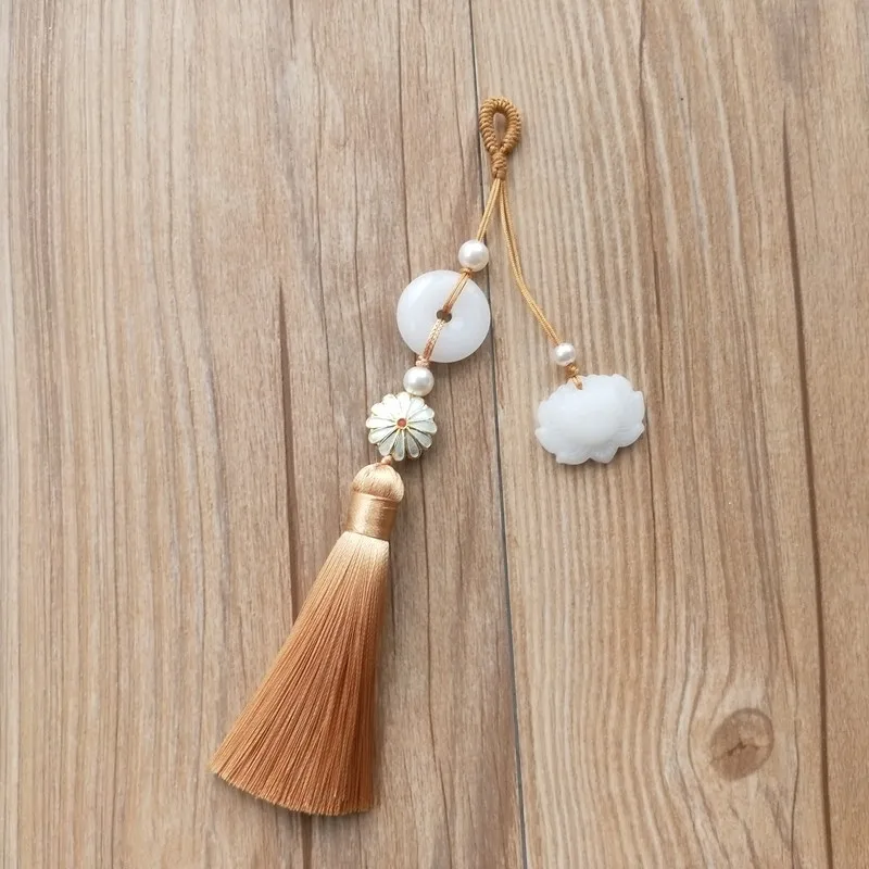 

Brooch Women's Accessories Chinese Clothing Pressure Lapel Pendant Antique Style Cheongsam Pressure Lapel Tassels Pendant