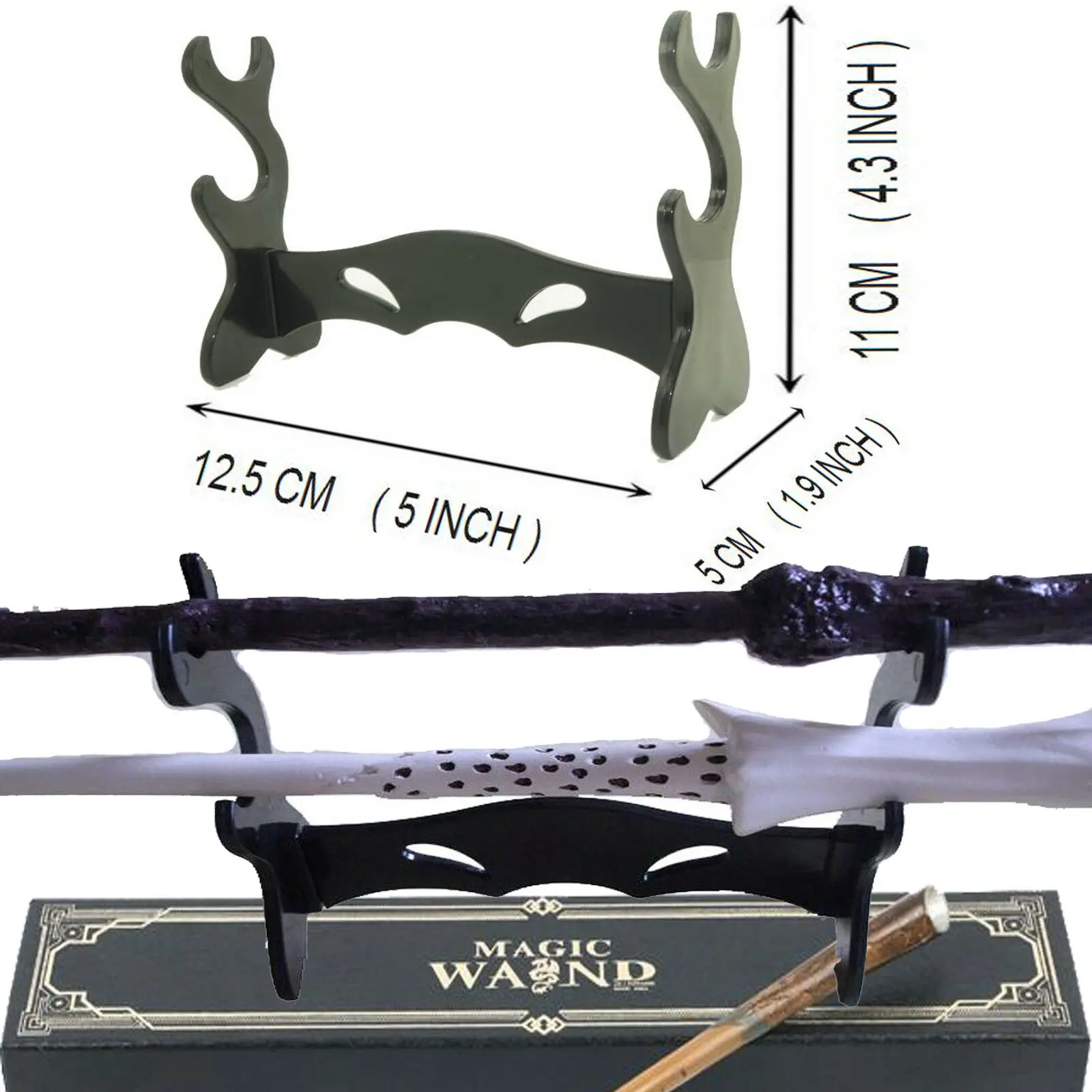 Черная акриловая стойка для Wizard Wand display stand Hogwarts | Инструменты