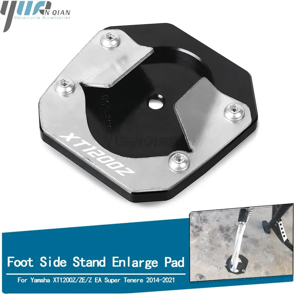 

For Yamaha XT1200Z Super Tenere 1200 ZE/Z EA 2014-2021 2019 2020 Motorcycle CNC Aluminum Side Stand Extension Foot Enlarger Pad