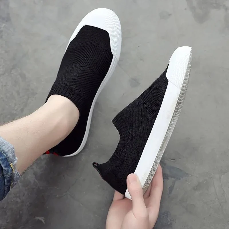 

2021 Breathable Runway Shoes Casual Sneakers for Teens Boys School Shoes Male Slip On Spring Loafers Mens Summer Jogging Shoes