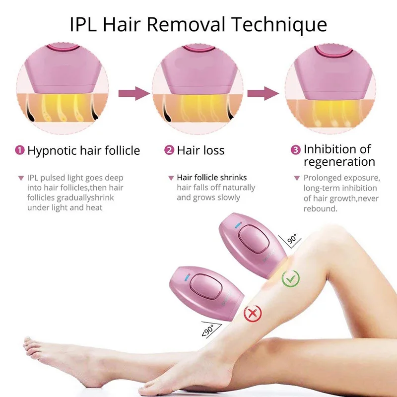 IPL ручной лазерный эпилятор, устройство для перманентного удаления волос на лице, лазерное устройство для удаления волос на все тело, 300000 вспышек