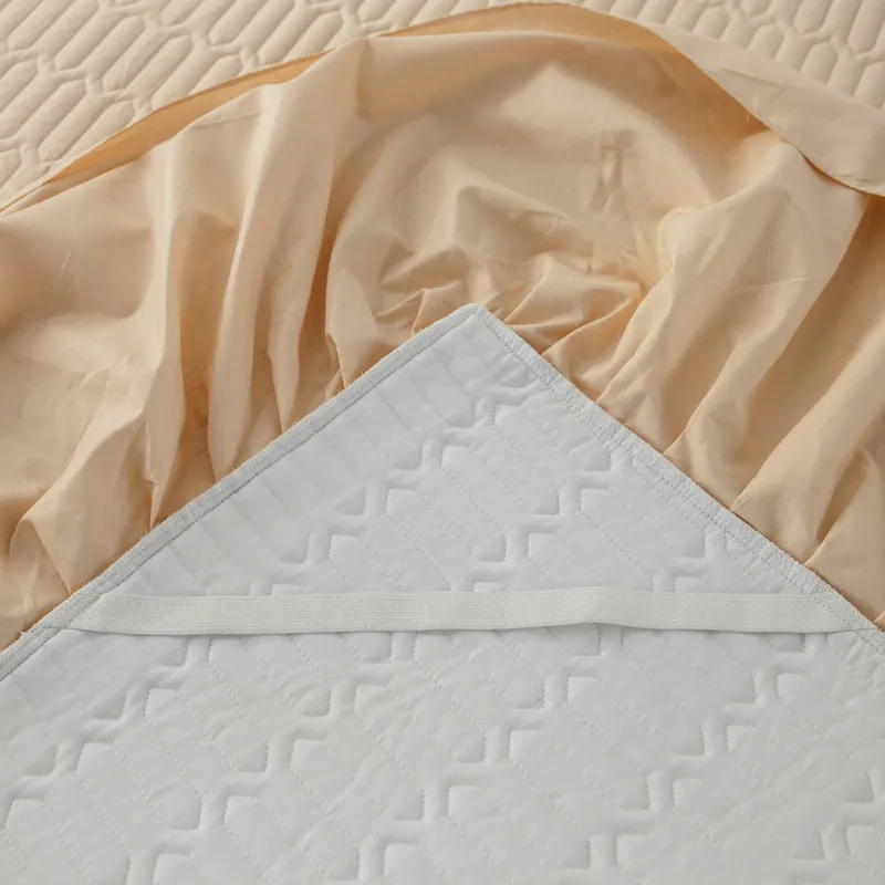 Новинка 2019 хлопковое стеганое покрывало натяжная простыня наволочки однотонное