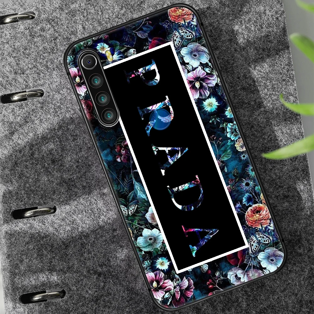 

Italian luxury brand Phone Case Cover Hull For XIAOMI Redmi 7 7a 8 8a 9 10X NOTE 6 7 7s 8 8t 9 9s Pro Max black Prime 3D Funda