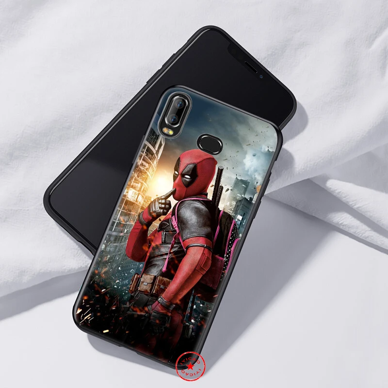 IYICAO Deadpool Marvel Soft Case for Samsung Galaxy A9 A7 A8 A6 Plus 2018 A3 A5 2017 2016 &amp J6 Cover |
