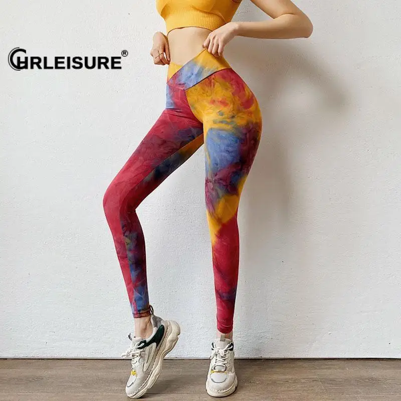 Женские леггинсы для фитнеса CHRLEISURE пикантные обтягивающие с эффектом пуш ап и