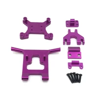 for wltoys 124018 124019 124016 124017 144001 rc car parts metal front bumper shock absorber tower mount upgrade accessories