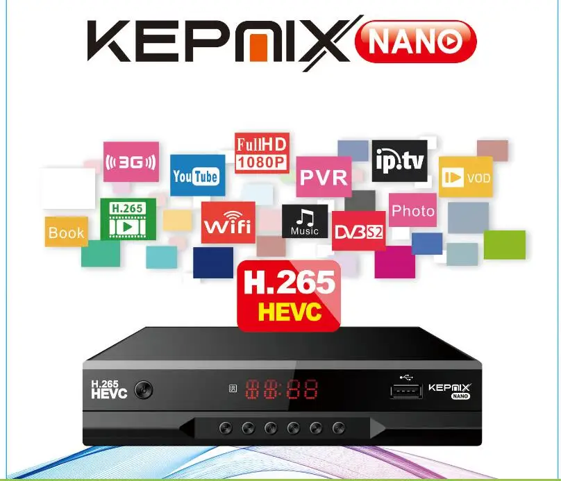 Спутниковый ресивер BST nix nano 4 шт. h.265 sunplus cpu hevc поддержка powervu autoroll biss 3G модем 2xusb