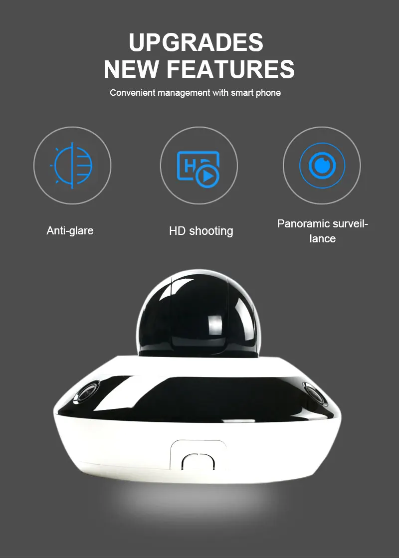 Hikvision DS-2DC3122IZ-D3 только для мобильного телефона Hik-Подключите приложение IP панорамная камера 2MP 1X2 мм+ 1X2. 8-12 мм купол объектива PTZ камера