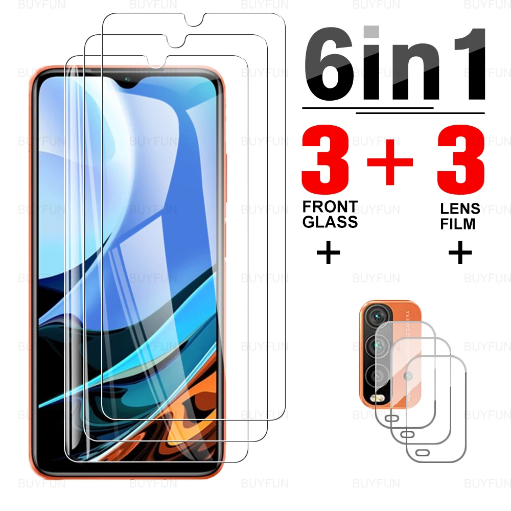 

6 в 1, защитная пленка для объектива камеры Xiaomi Redmi 9T, 6,53 дюйма, полное покрытие, HD, защитная пленка из закаленного стекла для redmi redmy 9 9a 9c