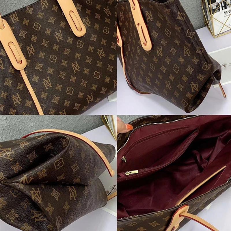 

Hot-selling Women's Large-capacity Handbags 2021 Popular Trend Classic Printed One-shoulder Handbags Ladies Leather Designer Bag