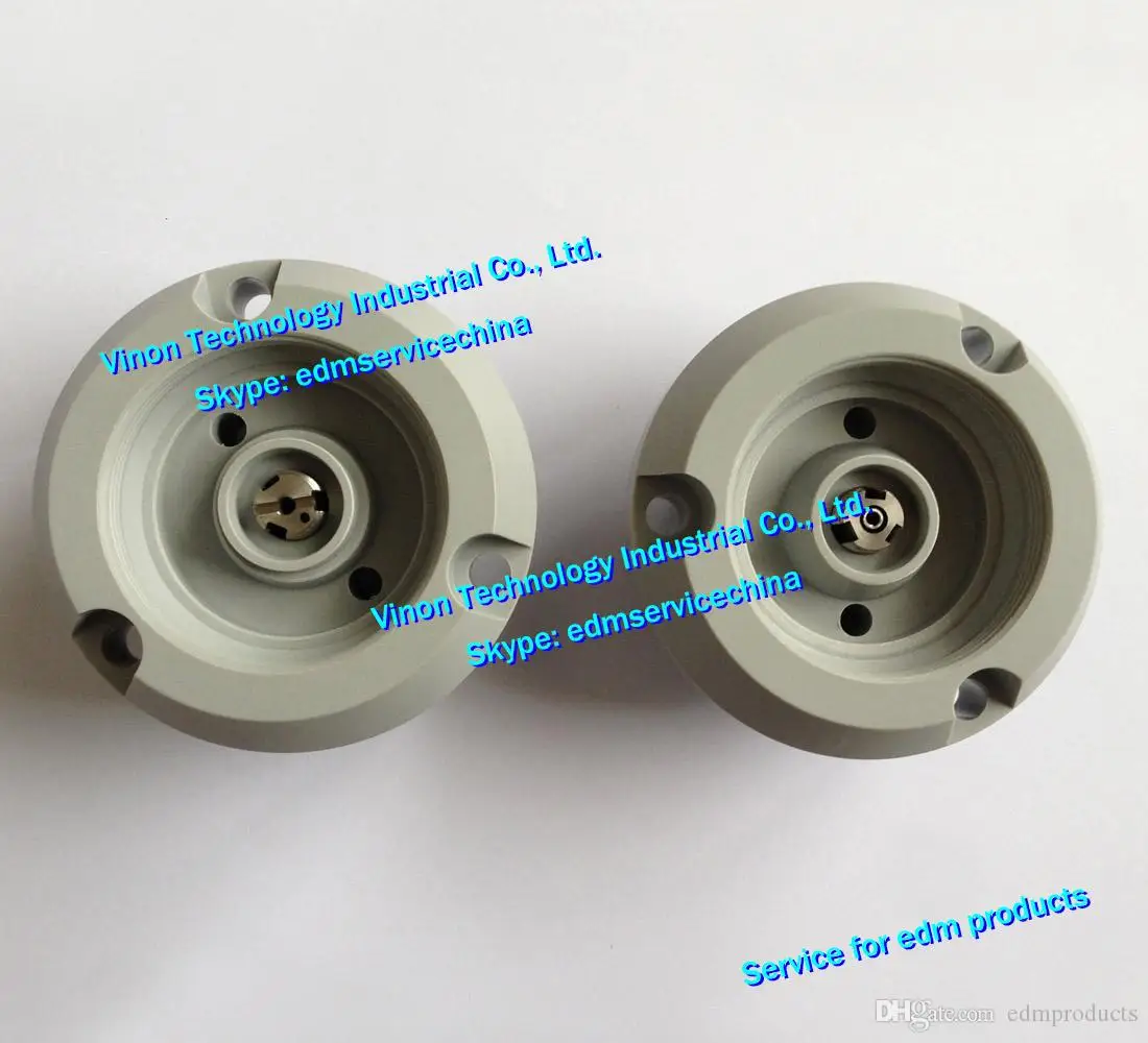 

(2pcs) edm Injection Chamber Set 434.119+640.109 upper&lower for ROBOFIL 1020,2030 wirecut edm 200434119, 200.434.119, 206401090