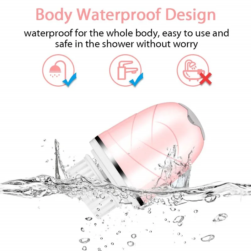 Электрическая перезаряжаемая щетка для чистки лица-2 режима с 3 головками щетки