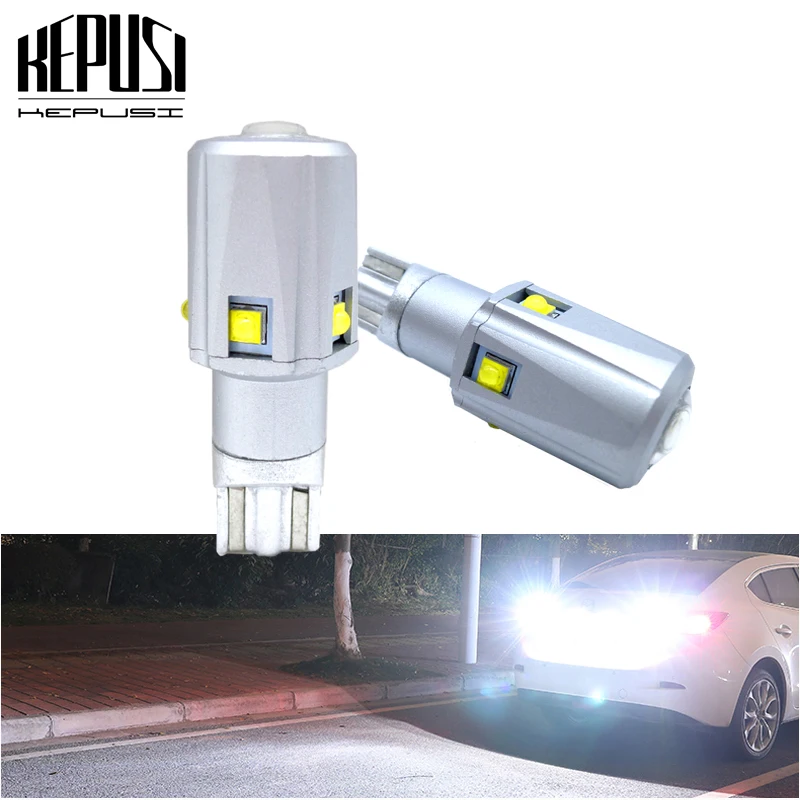 

2 шт., автомобильные ксеноновые светодиодные лампы T15 W16W 921 912 лм